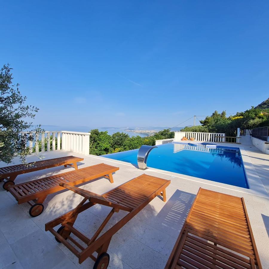 Sea View Luxury Apart Hotel Villa Conte With Swiming Pool And Romantic Spa ポドストラナ エクステリア 写真